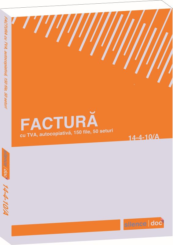 Facturier A4, 3 exemplare SILENCE® — Tipografia Vega