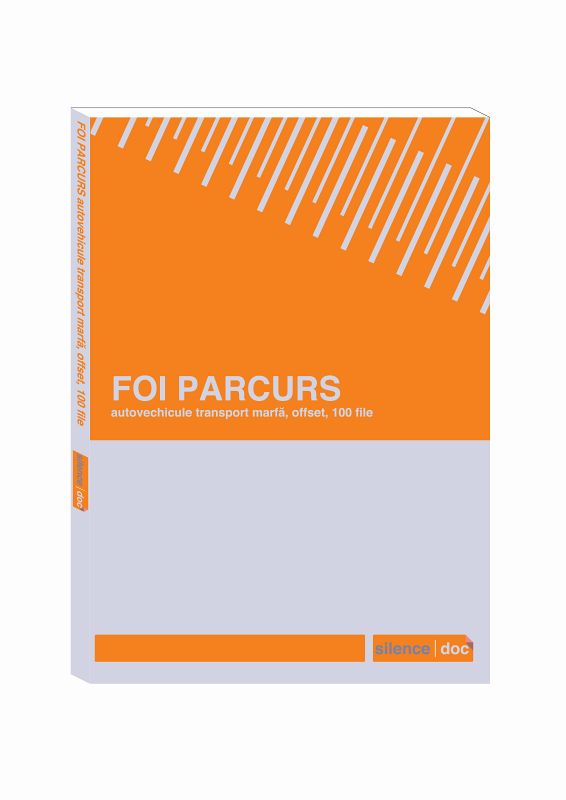Foaie de parcurs auto, transport marfă A4 SILENCE® — Tipografia Vega