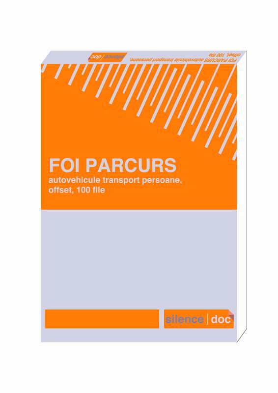 Foaie de parcurs auto, transport persoane A5 SILENCE® — Tipografia Vega