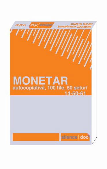 Monetar A6 autocopiativ SILENCE® — Tipografia Vega