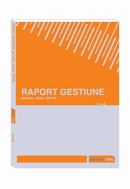 Raport de gestiune periodic A4 SILENCE® — Tipografia Vega