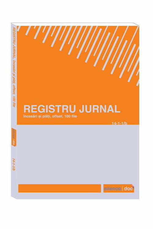 Registru jurnal A4 SILENCE® — Tipografia Vega