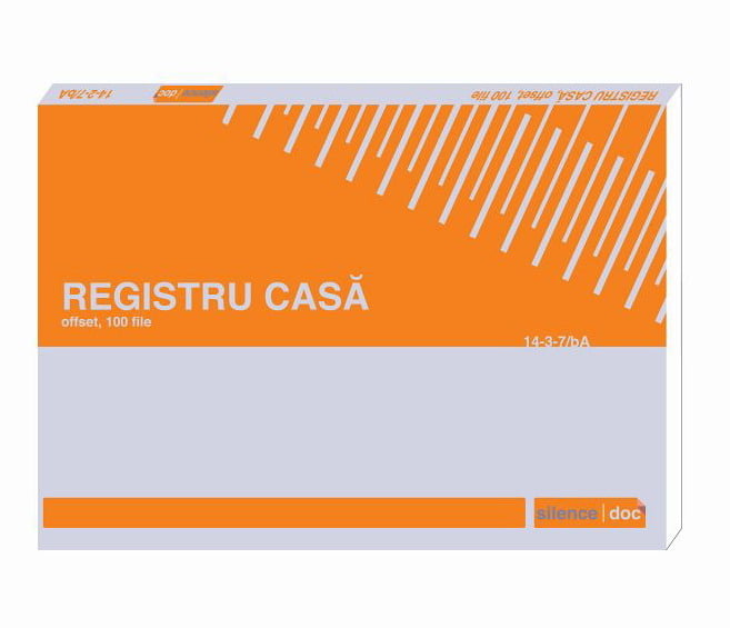 Registru de casă A4 SILENCE® — Tipografia Vega