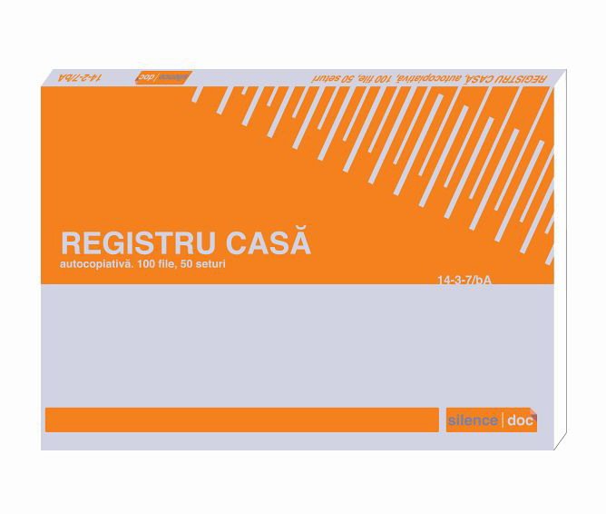 Registru de casă autocopiativ A4 SILENCE® — Tipografia Vega