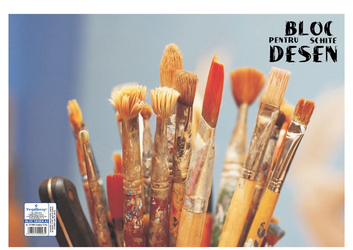 Bloc desen A3, 15 file — Tipografia Vega