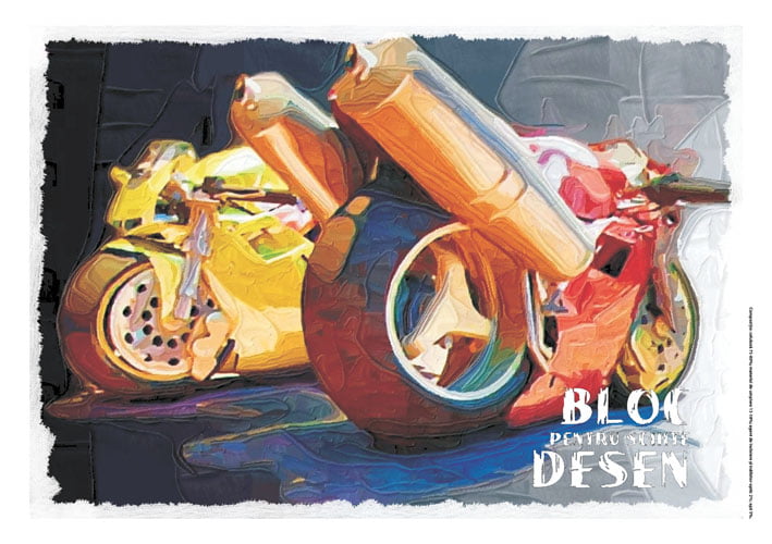 Bloc desen A4, 12 file — Tipografia Vega