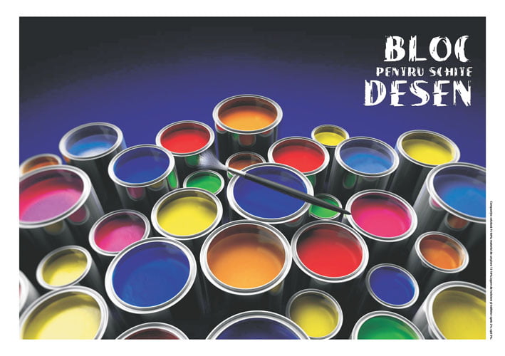 Bloc desen A4, 15 file — Tipografia Vega