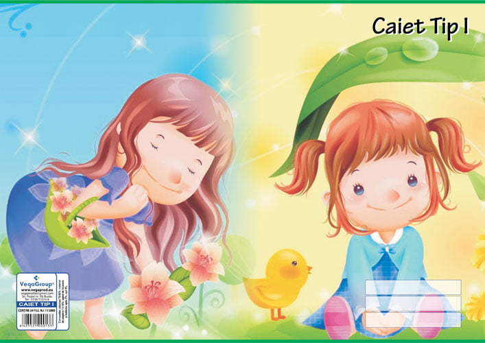 Caiet tip I A5, 24 file — detaliu 2