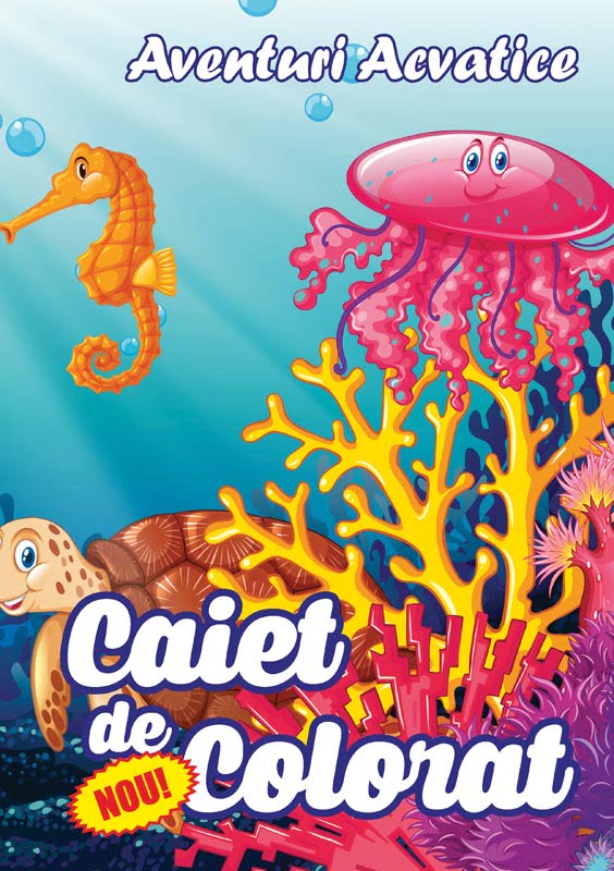 Caiet de colorat A4 — detaliu 6