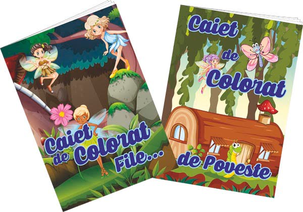 Caiet de colorat A5 — detaliu 5