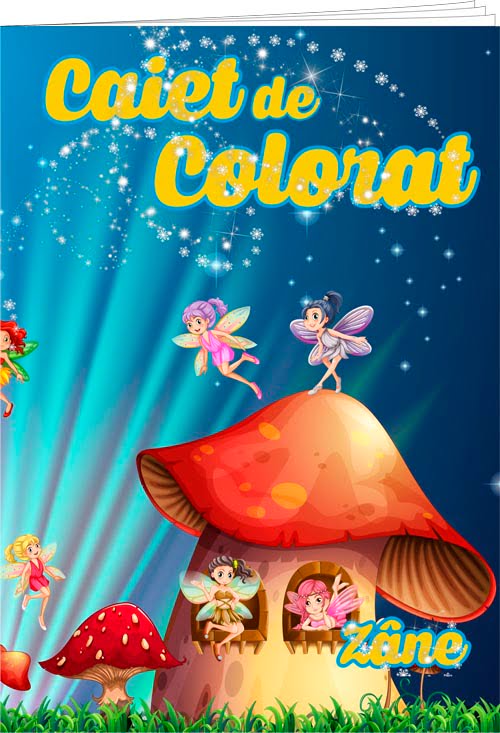 Caiet de colorat A5 — Tipografia Vega