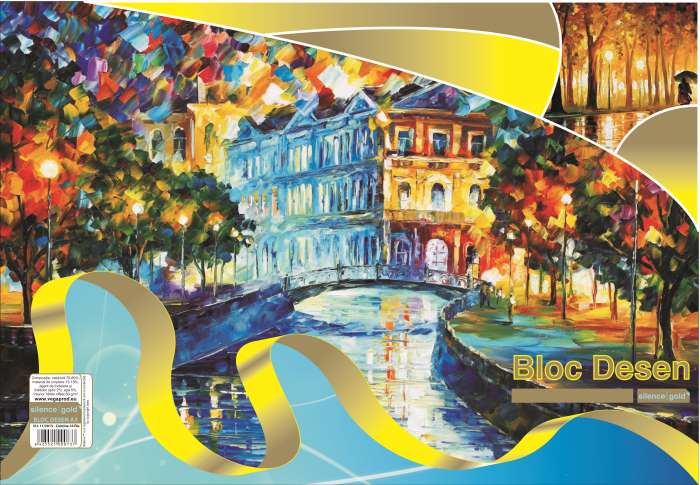 Bloc desen A3, 16 file SILENCE® — Tipografia Vega