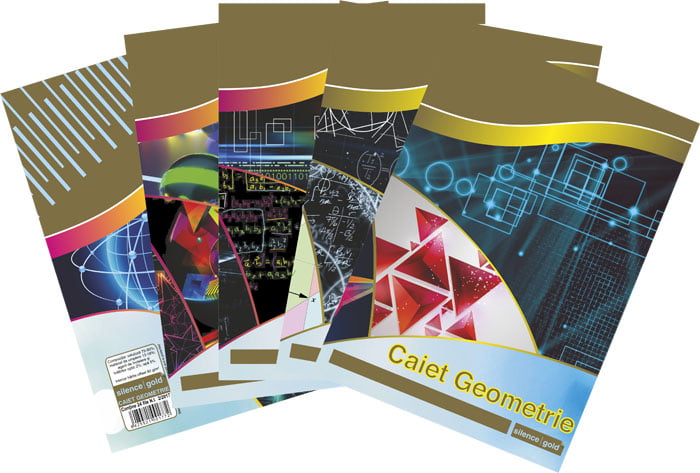 Caiet geometrie A5, 24 file SILENCE® — Tipografia Vega