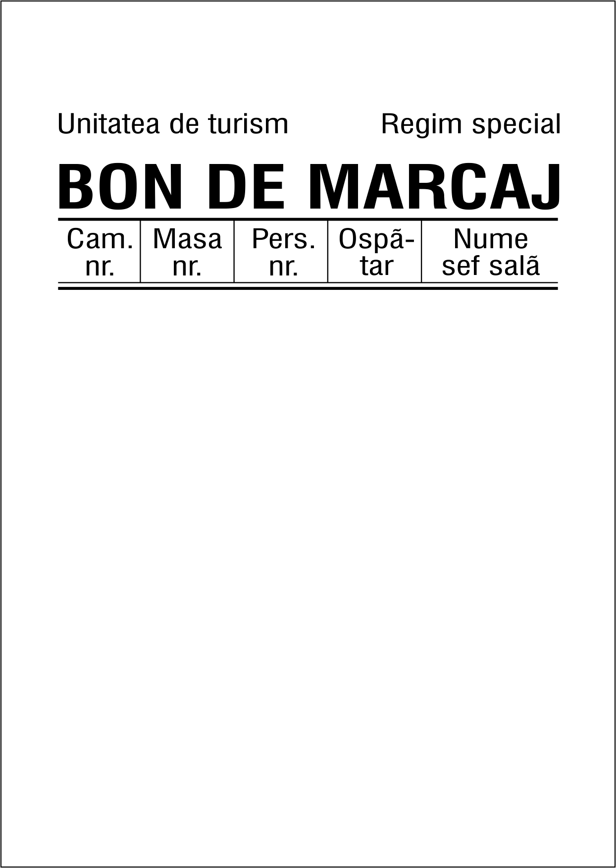 Bon marcaj A7 SILENCE® — detaliu 2