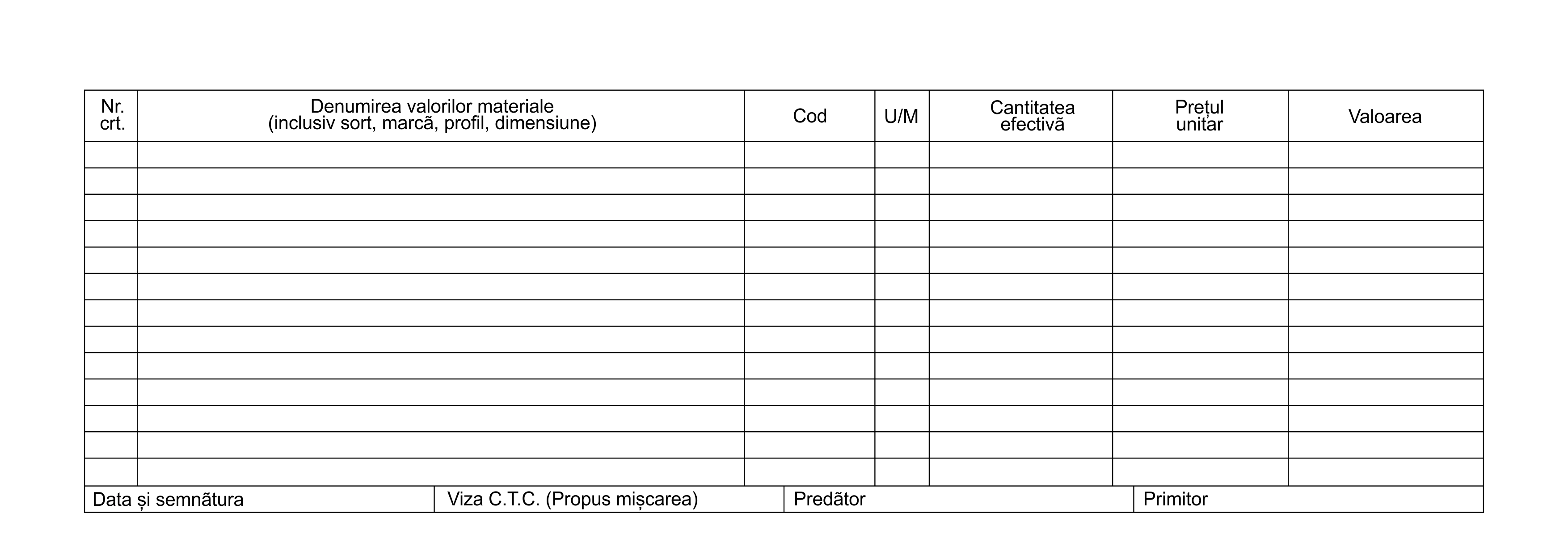 Bon predare-transfer-restituire autocopiativ A5 SILENCE® — detaliu 2
