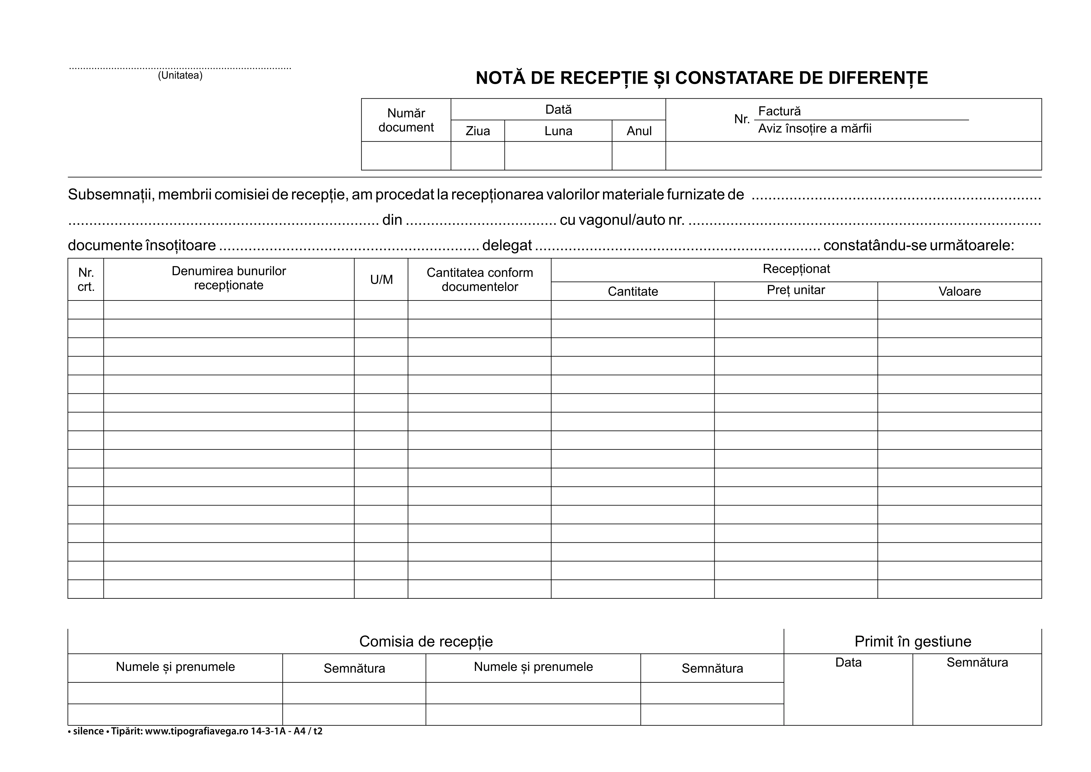 NIR fără TVA A4 SILENCE® — detaliu 3